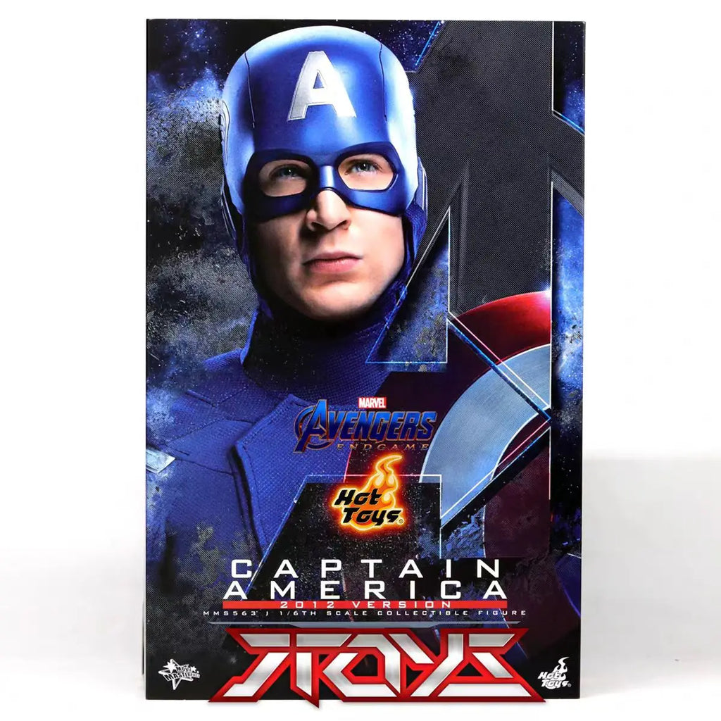 Original Hot Toys Marvel MMS563 Captain America 1/6TH SCALE COLLECTIBLE FIGURE 2012 Version Anime Figure Toy Collection Model