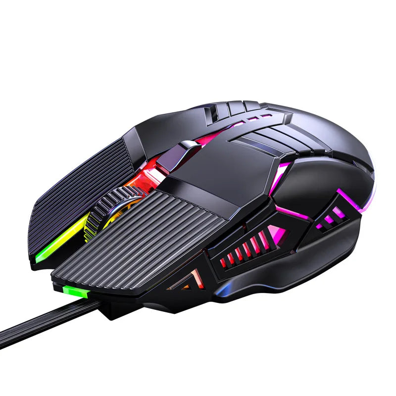 Gaming Mouse Ergonomic 5500 DPI USB Computer Mouse Gamer RGB Mice Macro Programming Mechanical Mouse For Game Computer Laptop