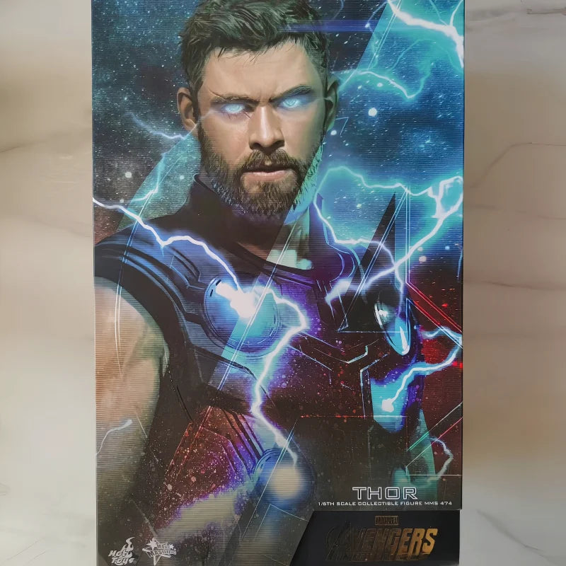 Hot Original Hot Toys  Avengers Infinity War Thor Odinson God Of Thunder Action Figurestatue Ht Mms474 Model Collection Toy Gift