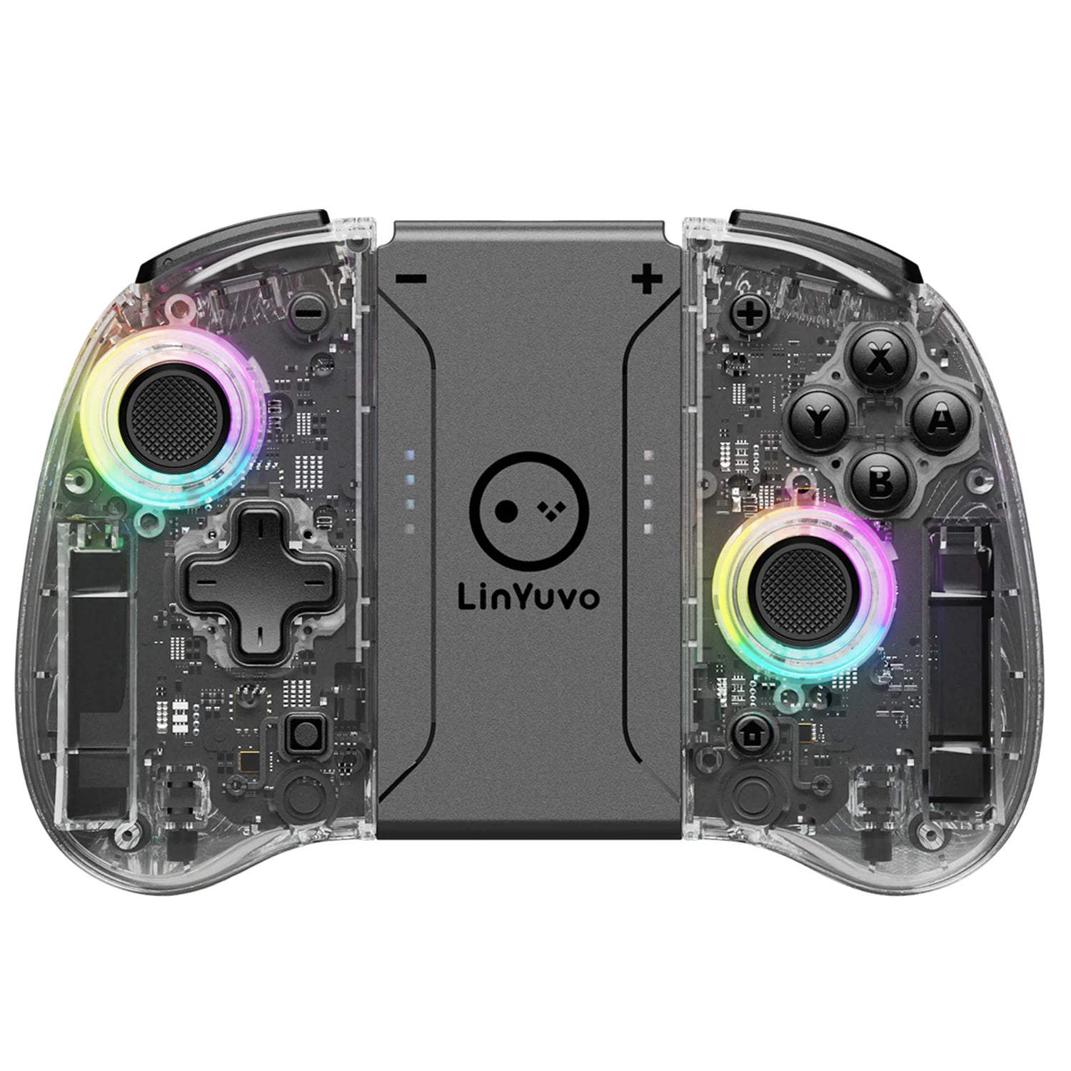 Meteor Light Joycons Wireless Controller for Switch/OLED with Programmable/Motion Control/Dual Vibration/Turbo