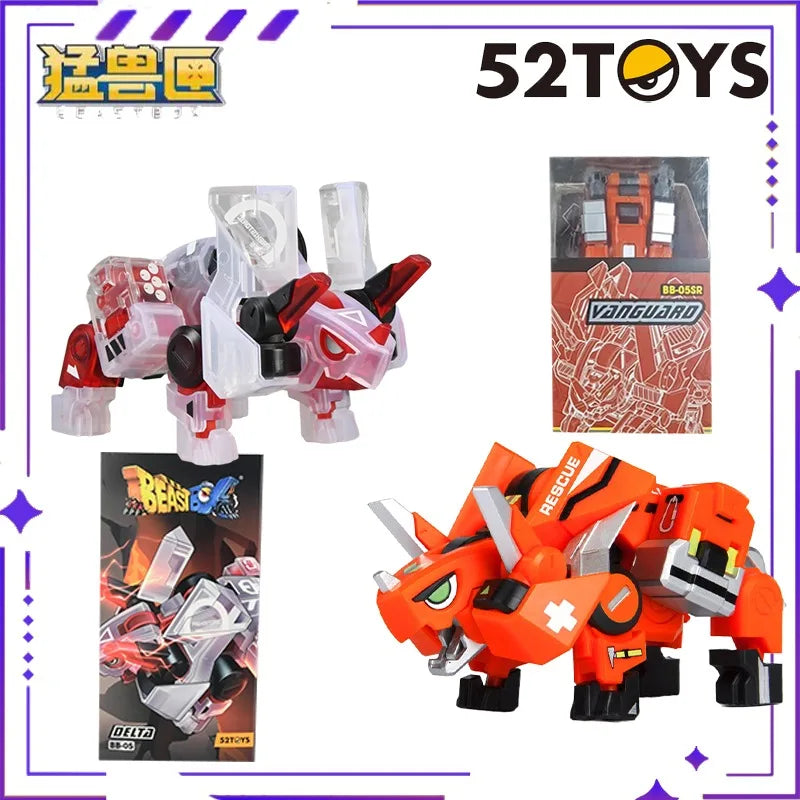 Spot 52TOYS Original BEASTBOX Beast Box Series, Delta Final EDITION, Transformable Toy Assembly Model, Gift for Children Collect