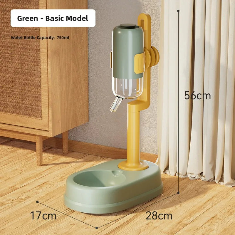 Auatic Hanging Dog Waterer No Wet Mouth Pet Drinking Fountain Cage Feeding Bowl Watering Pot Hipidog Pet Supplies