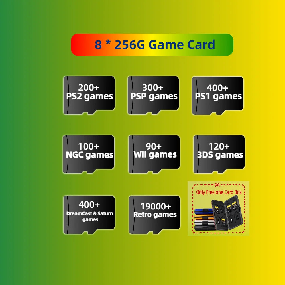 Game Card For Ayn Odin 2 Odin2 Portal TF Retro Games PS2 PSP PS1 Android portable Handheld Gaming SD Card High Speed 256G