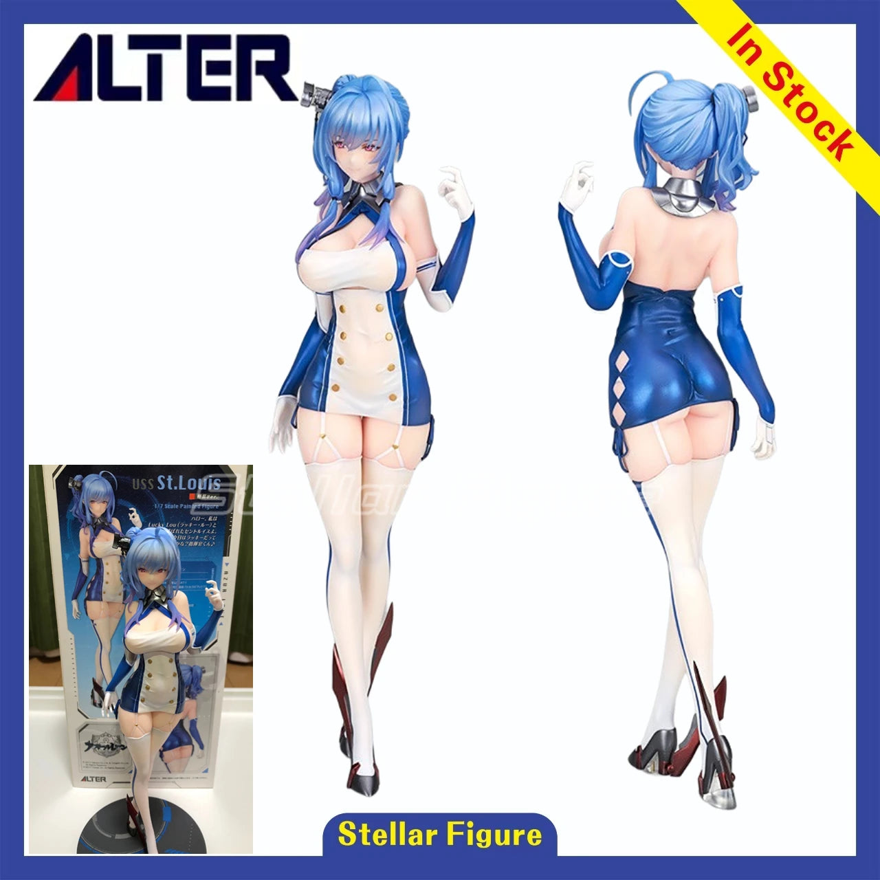 【SF】In Stock Alter Azur Blue Route USS St. Louis 1/7 Scale Figures Model Collection Anime Toys