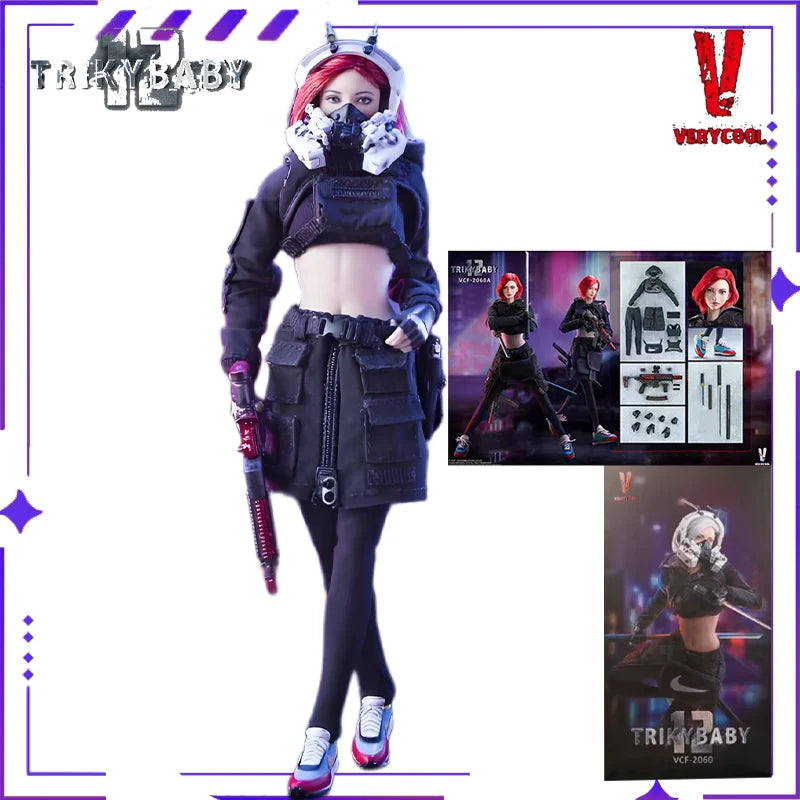 VERYCOOL Original Palm Treasure Series Cyberpunk Style Tang 12 Hong 1/12 Movable Doll Model Toy Gift for Boys CollectionOrnament