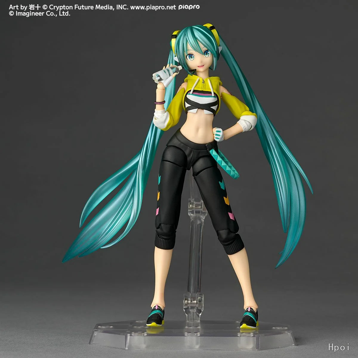 In Stock KAIYODO Revoltech Piapro Characters Hatsune Miku Fit Boxing Ver Action Figure Model Collection