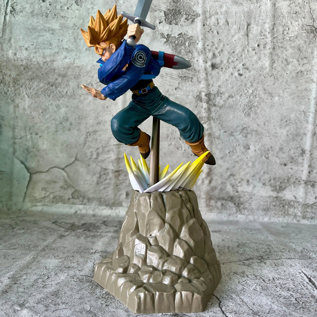 28cm/9.84in Anime Dragon Ball Z Figure Trunks Action Figures Pvc Statue Collection Model Toys for Children Gifts