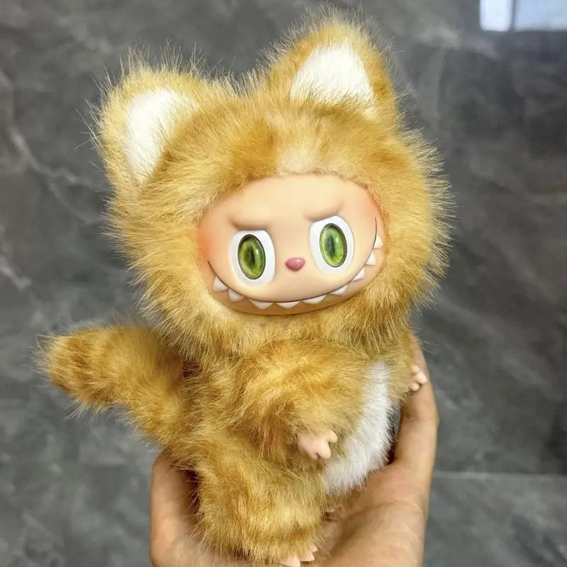 In Stock 17cm Lbb Cute Cat Doll Clothes Plush Hairy Hamidie V1 Series Standing Figure Pendant Accessory Gift Doll Accessories