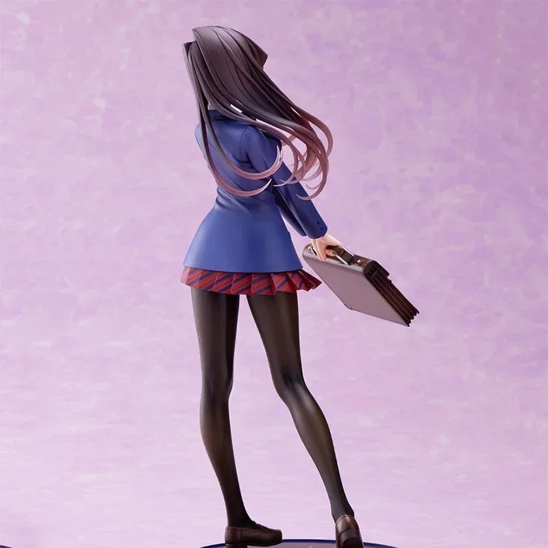 25 см Аниме Коми Шоуко Униформена фигурка GK Не може да общува Модел Каваи Коми Сан Екшън фигурка PVC Колекция Орнамент Подаръчни играчки