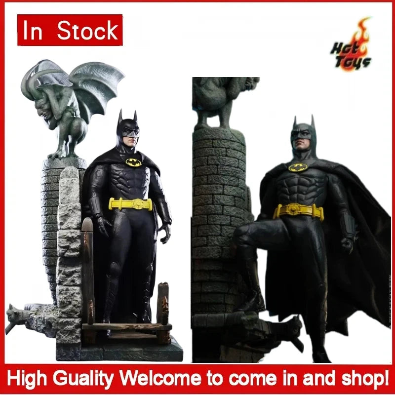 Genuine HOTTOYS HT 1/6 Scale MMS692/MMS693 Batman Action Figures 1989 Version Keaton Batman Collectible Model Toy Birthday Gift