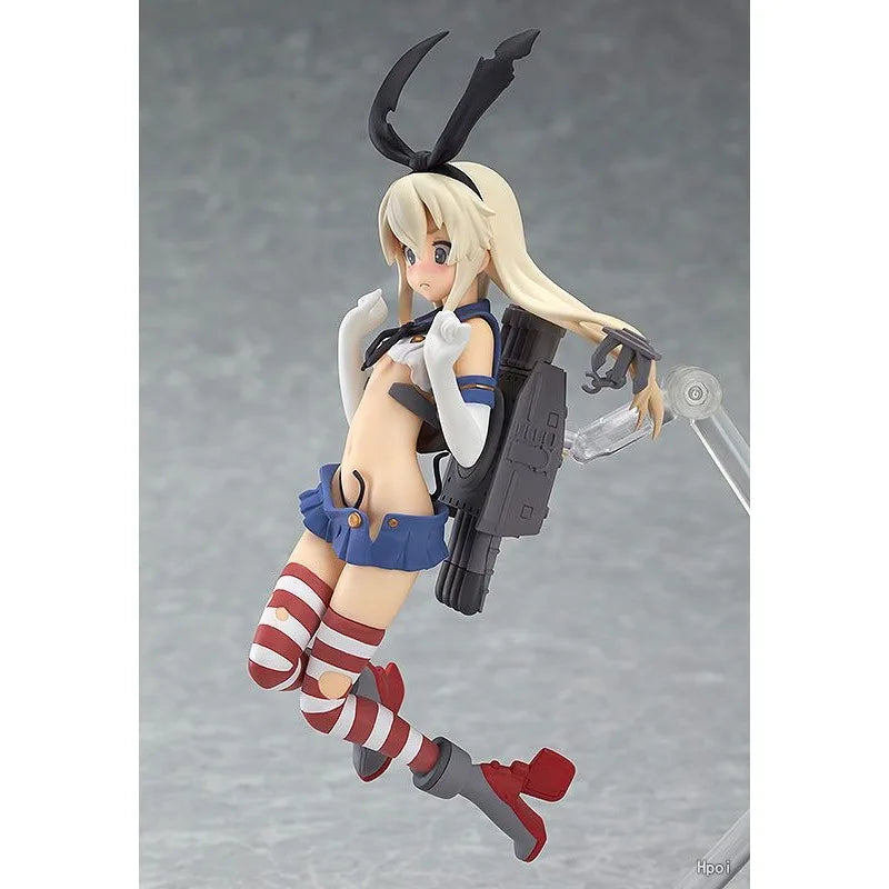 In Stock Original Max Factory FigFIX #001 Kantai Collection KanColle Shimakaze 13cm PVC Anime Figure Toy Gift Ornament