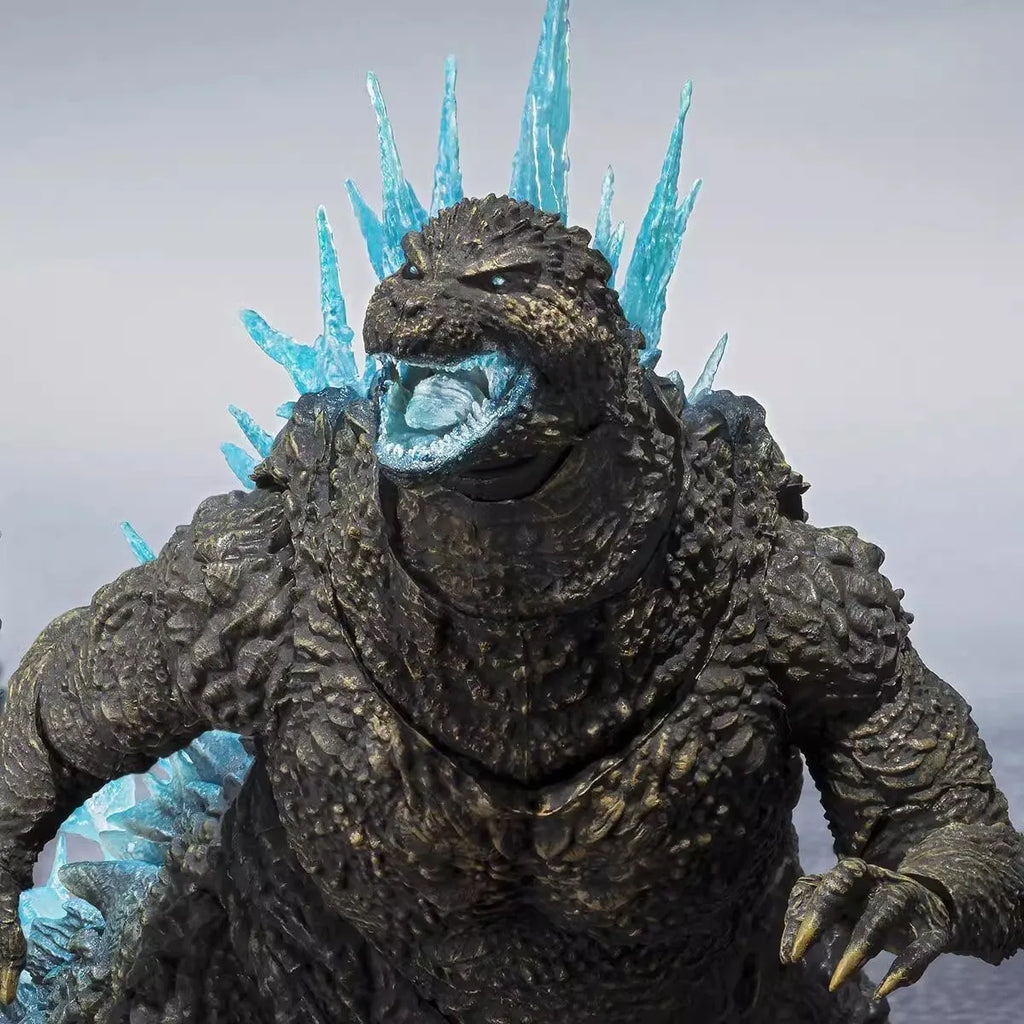 Blue S.H.MonsterArts Godzilla -1.0 2023 Anime Figure Godzilla Action Figure Model Toys Joint Movable Doll Room Ornament Gift
