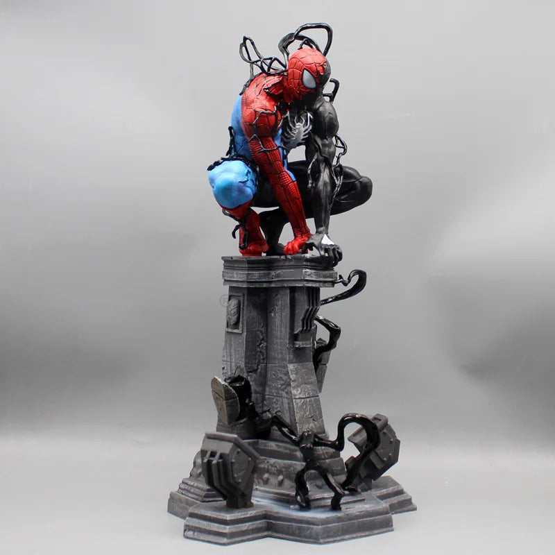 Piderman Venom Symbiote Figur Spider Man Figuren Venom Figur PVC Desktop Dekoration Statue Modell Puppe Spielzeug Weihnachtsgeschenke