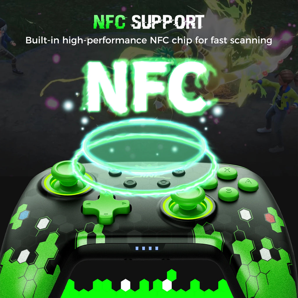 IINE Jormungandr Series for NS2 :Pro Controller ;  Protective Case; Thumb Grips(Set of 8); Magnetic Game Card Case for ; Silicon