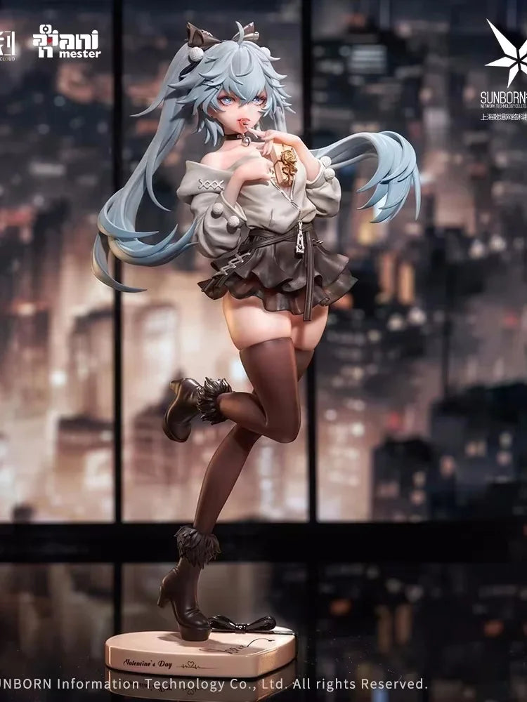 Original Animester 1/7 Little Devil Moemoeko 29cm Pvc Hentai Anime Action Figures Model Collection Ornament Toy