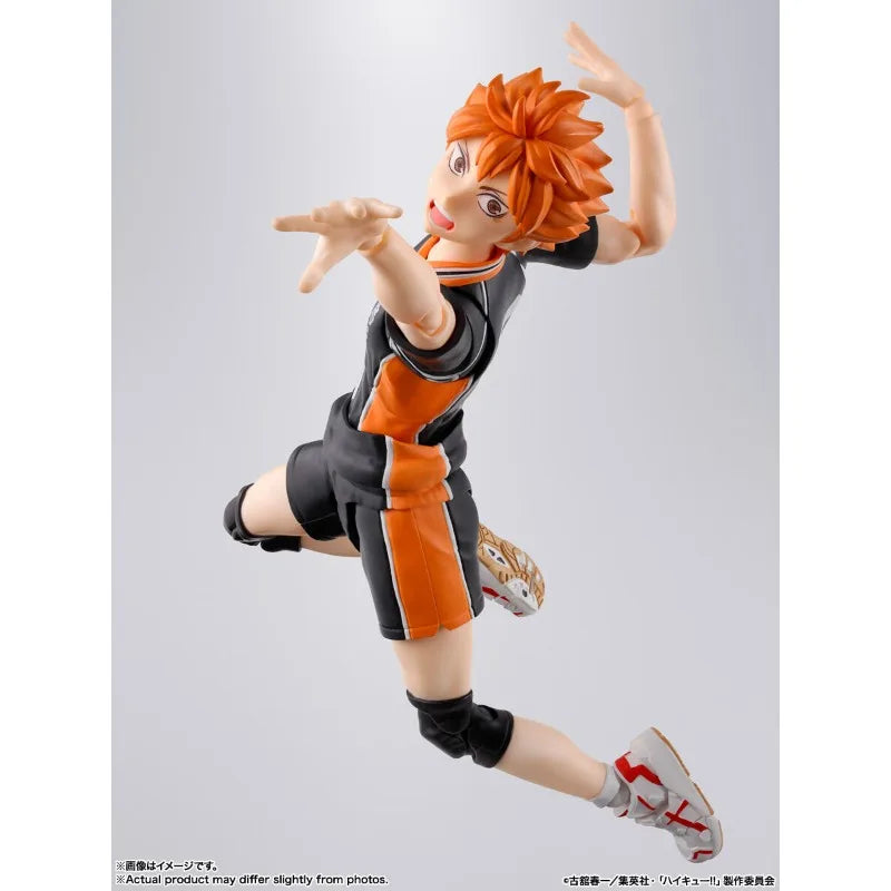 BANDAI S.H.Figuarts Original Haikyuu!! SHF Hinata Shoyo Tobio Kageyama Anime Figures Action Model Toys