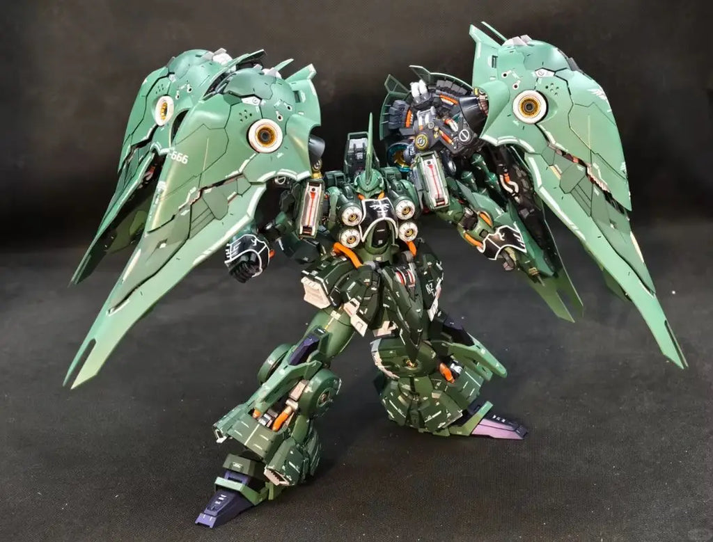 Axis Model Works 1/100 Kshatriya Osiris Aerial Dominator Mecha Model Kit Led Light-Up Plastic Assembly Kit Collectible Toy