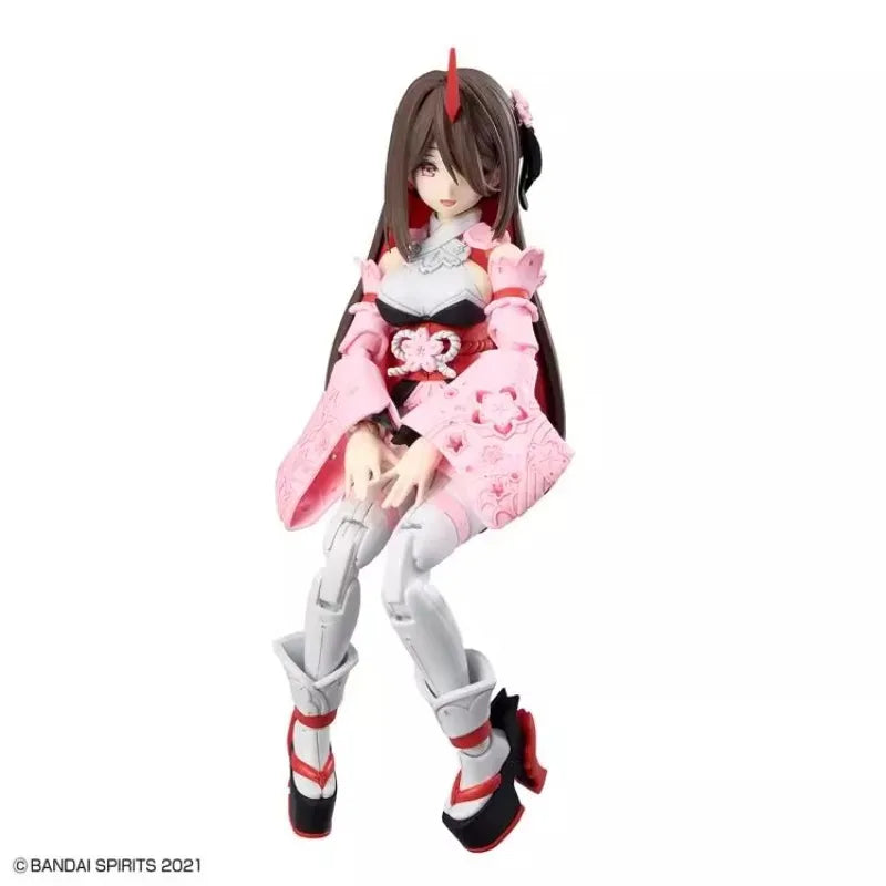 Bandai Original 30MS Model Kit Anime Figure 1/144 SIS-Y00 (COLOR B)Anmi Action Figures Toys Collectible Gifts for Children