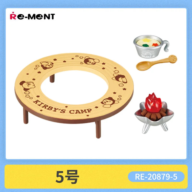 New Re-Ment Kirby Miniature Scene of Starry Sky Camping Anime Action Figure Model Toys Gift for Birthday