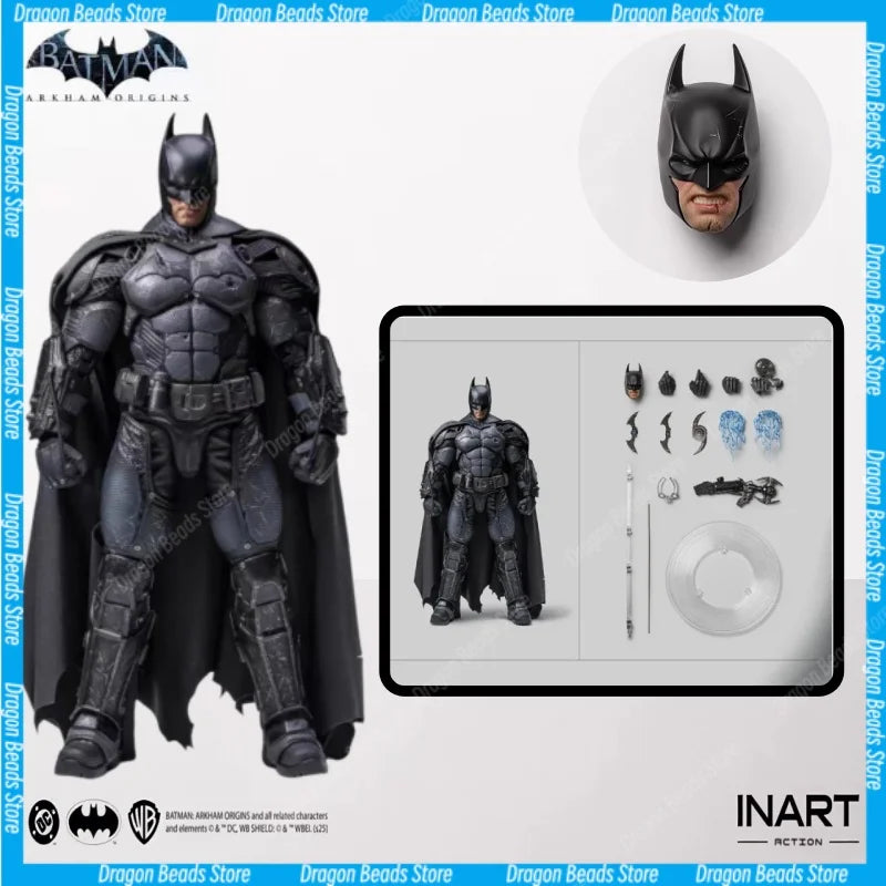 【COMING SOON】INART G0007 Arkham Origins Batman Battle Damaged Edition 1/12 Action Figure Figure Finished Model Gift Collection