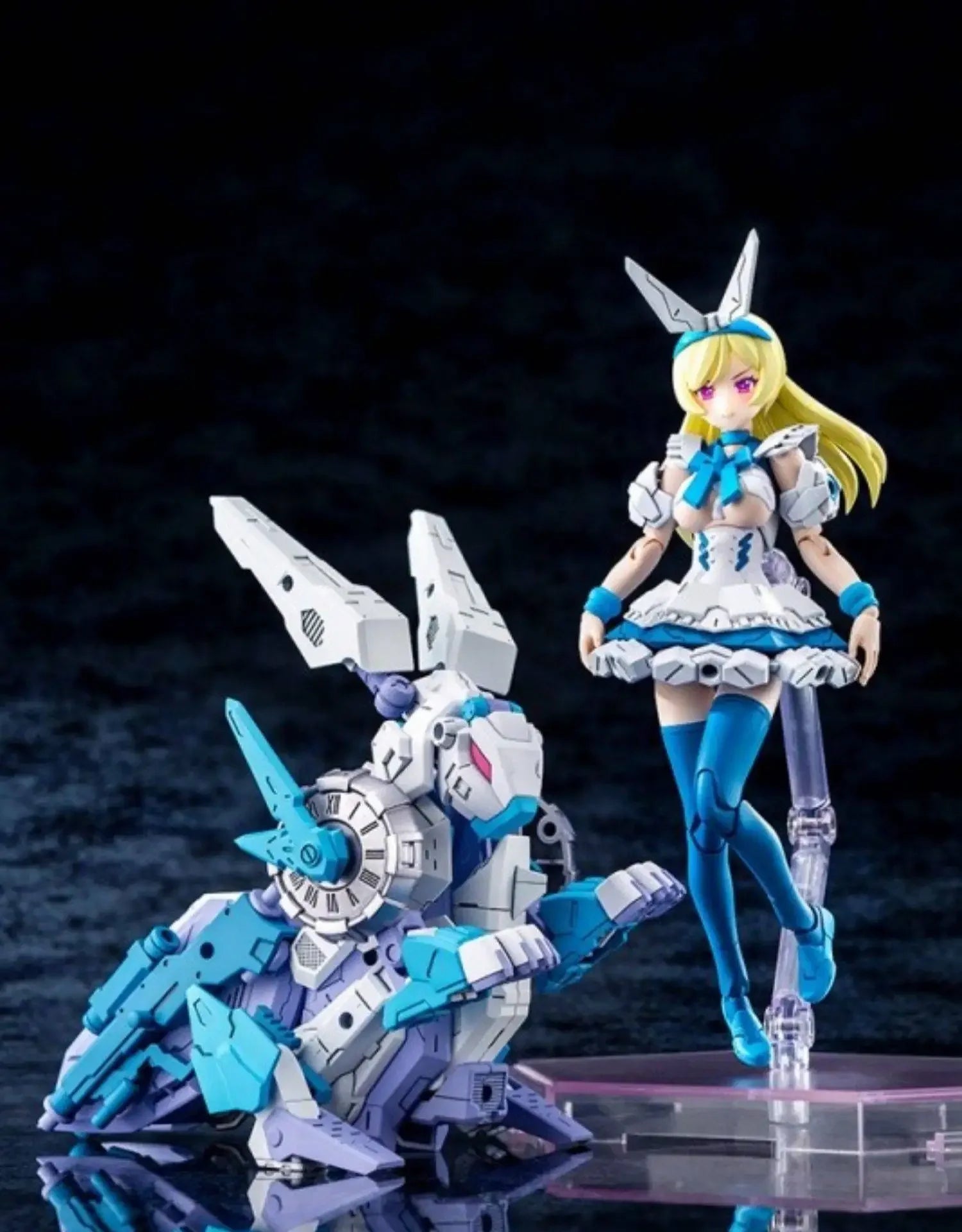 Kotobukiya Original Genuine Assembly Model KP615 Megami Device 18 Chaos & Pretty Alice Rabbit Mech Mobile Suit Girl Anime Figure