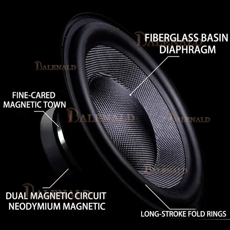 Balenald speaker BA-8HIFI high-fidelity dual 8-inch bass fever HiFi three-way floor-standing passive speaker