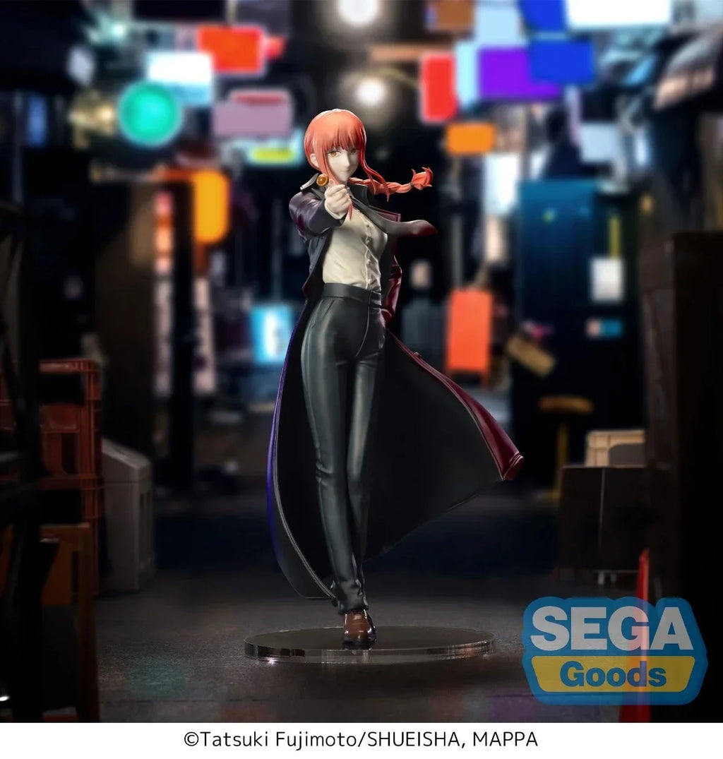 IN Stock Original Genuine SEGA Chainsaw Man 22cm Makima Anime Girl Action Figure Collection Model Doll Boy Toys Statue Ornament