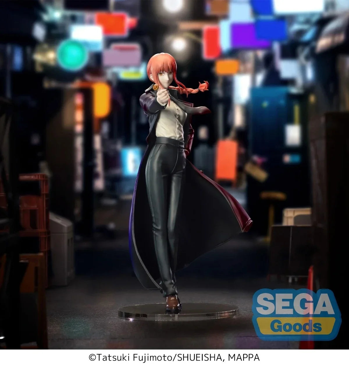 IN Stock Original Genuine SEGA Chainsaw Man 22cm Makima Anime Girl Action Figure Collection Model Doll Boy Toys Statue Ornament