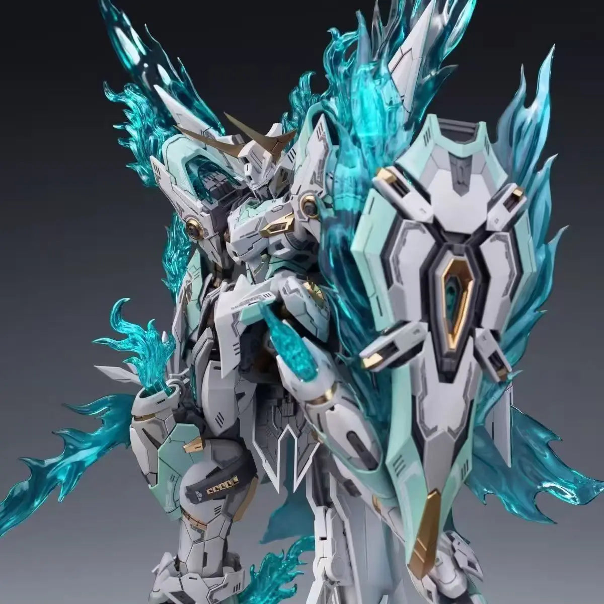 1/100 Scale Guochuang Chinese-Created Mecha Snaa Yanhuang - Emperor Series: Soul Of Azure Flame Model Kit Collectible Decoration