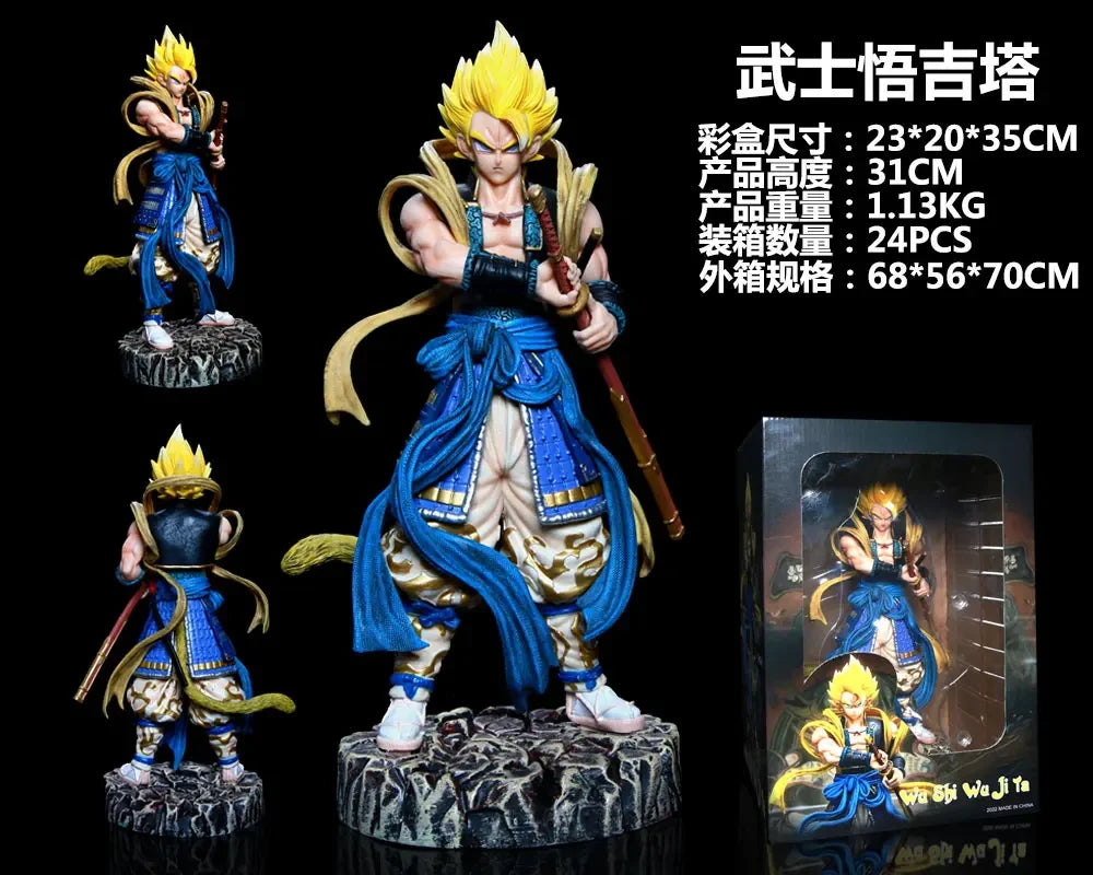 Нова 30 см Dragon Ball Аниме Фигурка Самурай Сон Гохан Гоку Броукбек Фигурка Супер Саян Модел Статуя Декорация Играчка Рожден Ден