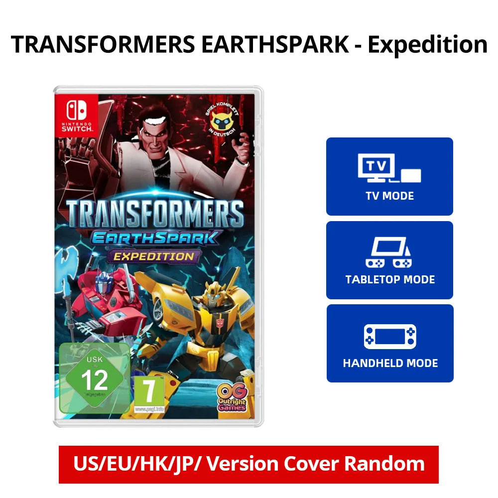 Nintendo Switch Game -Transformers Earthspark - Expedition - Games Physical Cartridge for Nintendo Switch OLED Lite