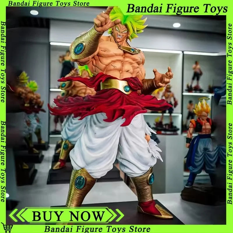 JT Toys 50CM Dragon Ball Z Broly Figure Ssj3 Broly Super Saiyan Pvc Statue Action Figurine Collection Model Broli Xmas Toys Gift