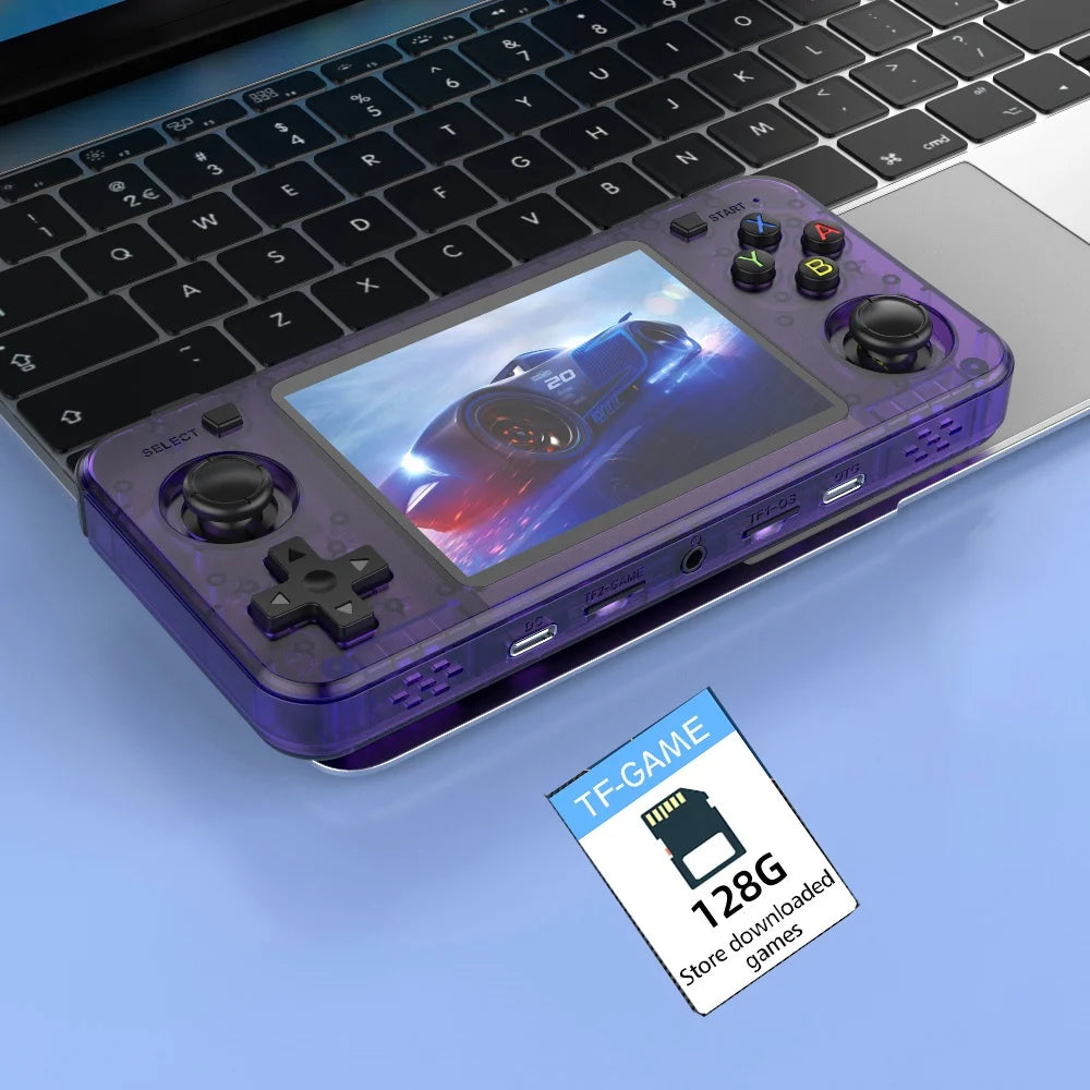 Neue R36H Retro-Handheld-Konsole Open-Source-Linux-System Klassische Spielkonsolen 3,5-Zoll-IPS-Bildschirm 64G Tragbarer Videoplayer 