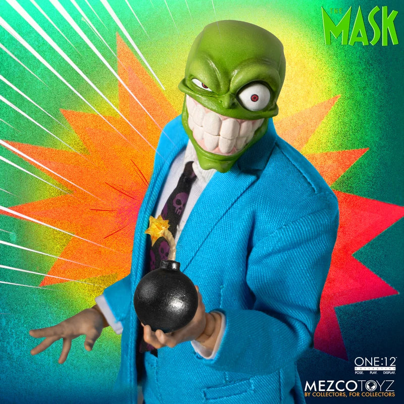 In Stock 100% Original Mezco Toyz One:12 Collective The Mask Deluxe Edition  Anime Action Collection Figures Model Toys