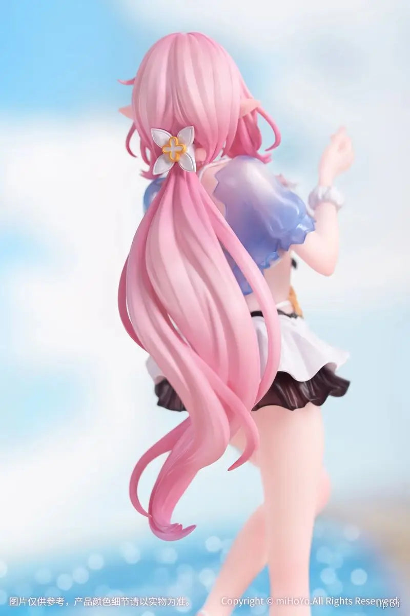 22cm Anime Game Honkai Impact 3rd Elysia Figure Gift+ 1/8 Summer Miss Elf Ver Desktop Standing Model Toy Doll Aciton Figure Pvc