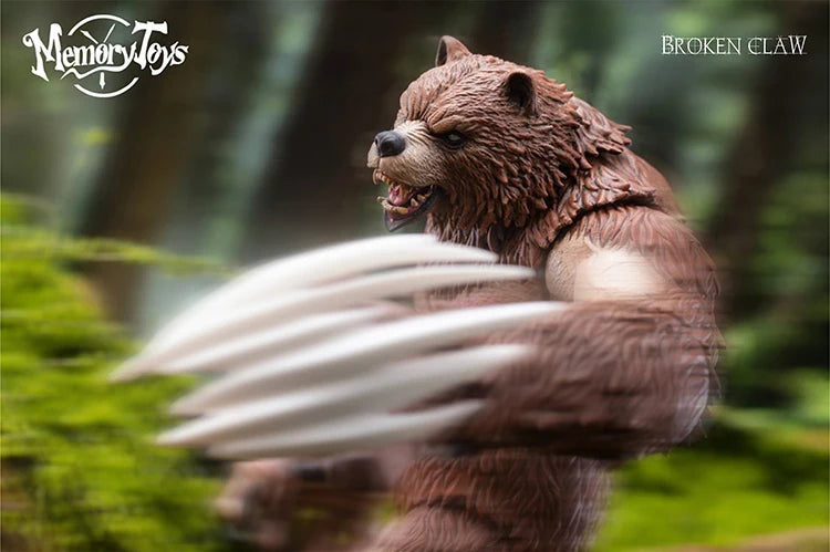 MemoryToys 1/10 Adventurer's World Berserker Bear Men Model Full Set 23cm Druid Animal Giant Panda Action Figure Toys Fans Gifts