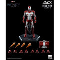 Original Threezero MARVEL THE INFINITY SAGA DLX Iron Man Mark 5 Anime Figure Model Toys