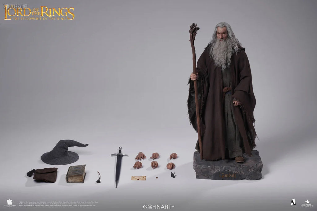 Spot Supply Queen Studios INART 1/6 Scale The Lord of The Rings Gandalf Collectible Movable Action Figure Toys Gifts for Boys