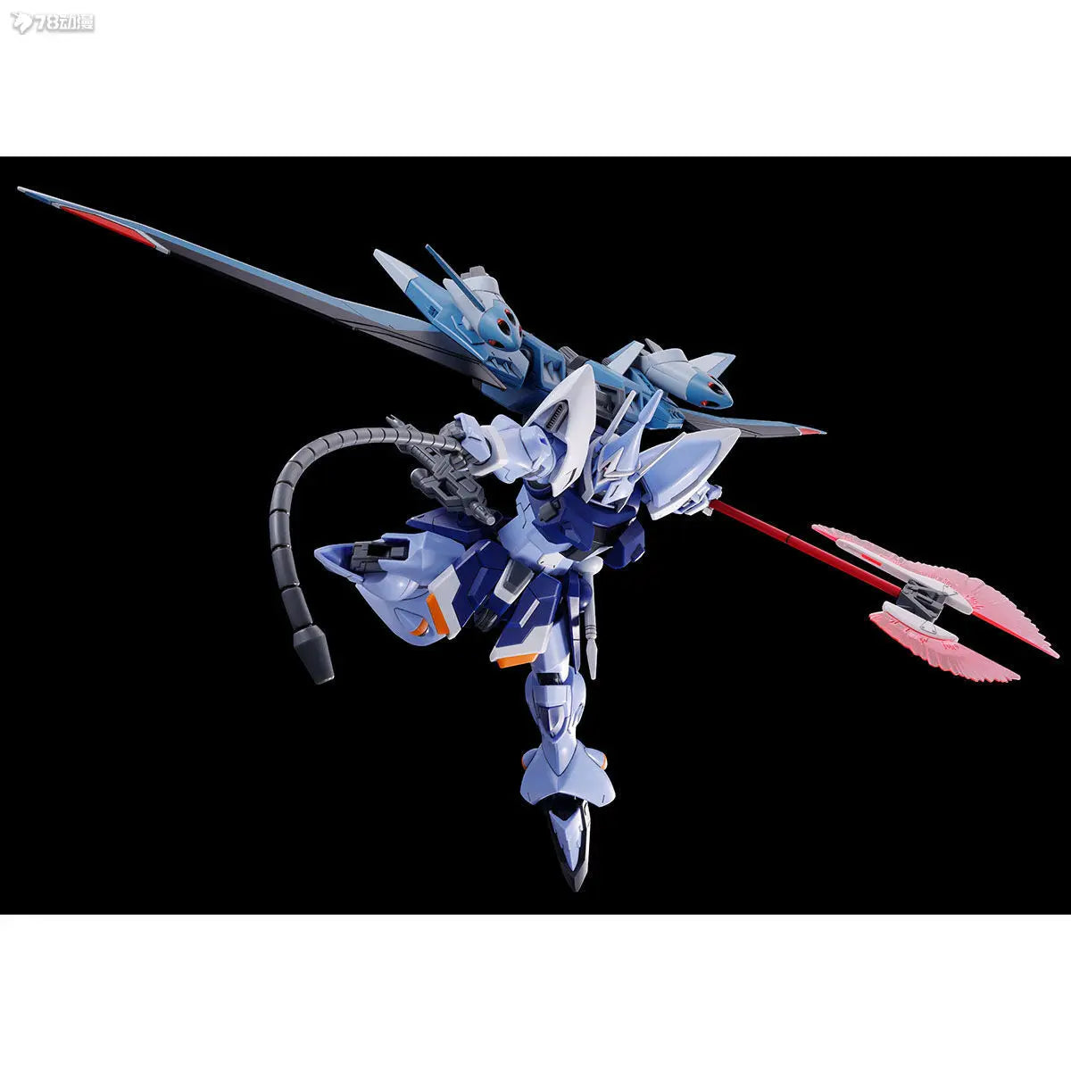 BANDAI Original HG Series ZGMF-2027/A GYAN Strom 1/144 Anime Figure Action Toys for Boys Gift Collectible Model Ornaments