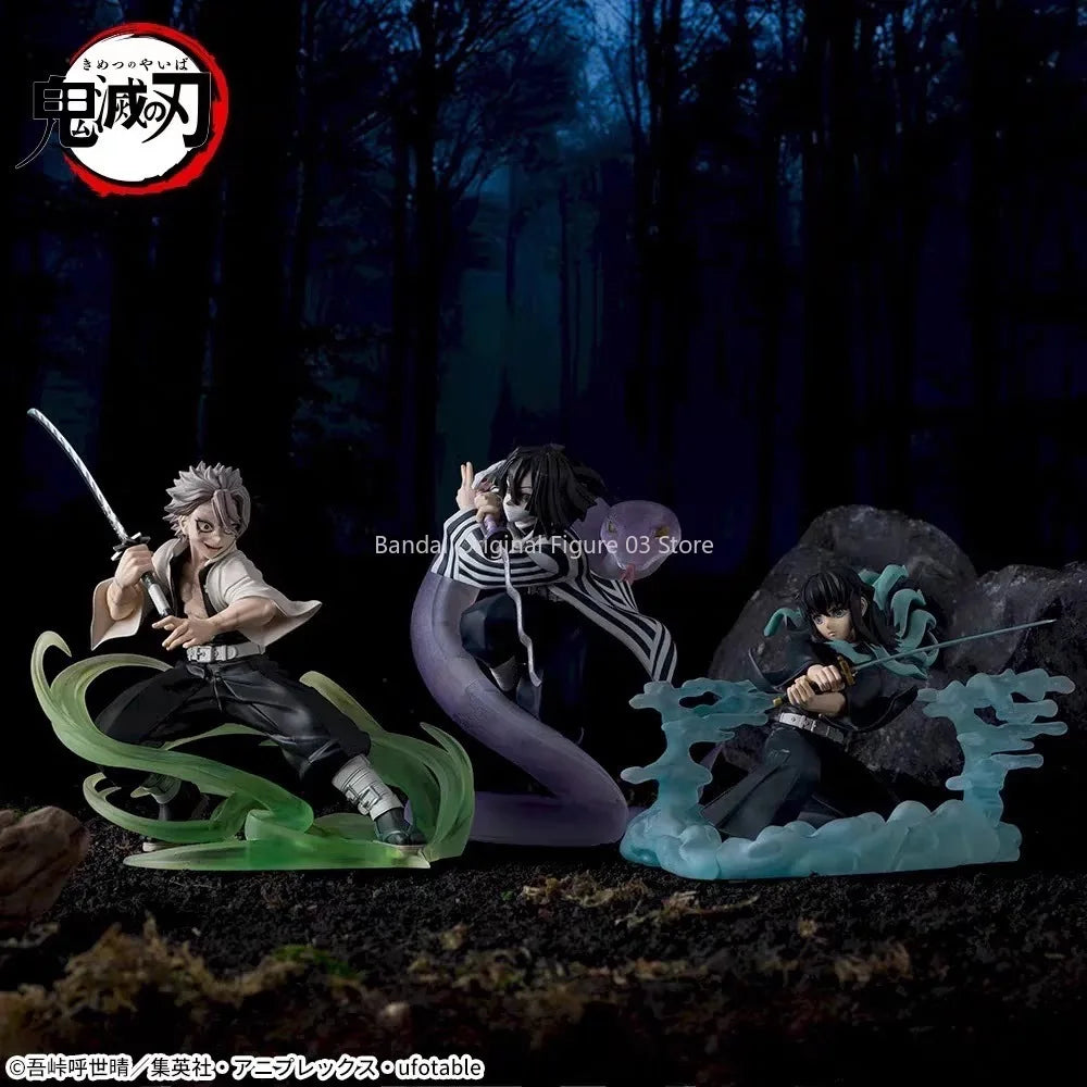 Original SEGA Xross Link Demon Slayer Shinazugawa Sanemi Iguro Obanai Tokitou Muichirou Anime Figure Action Figures Model Toys