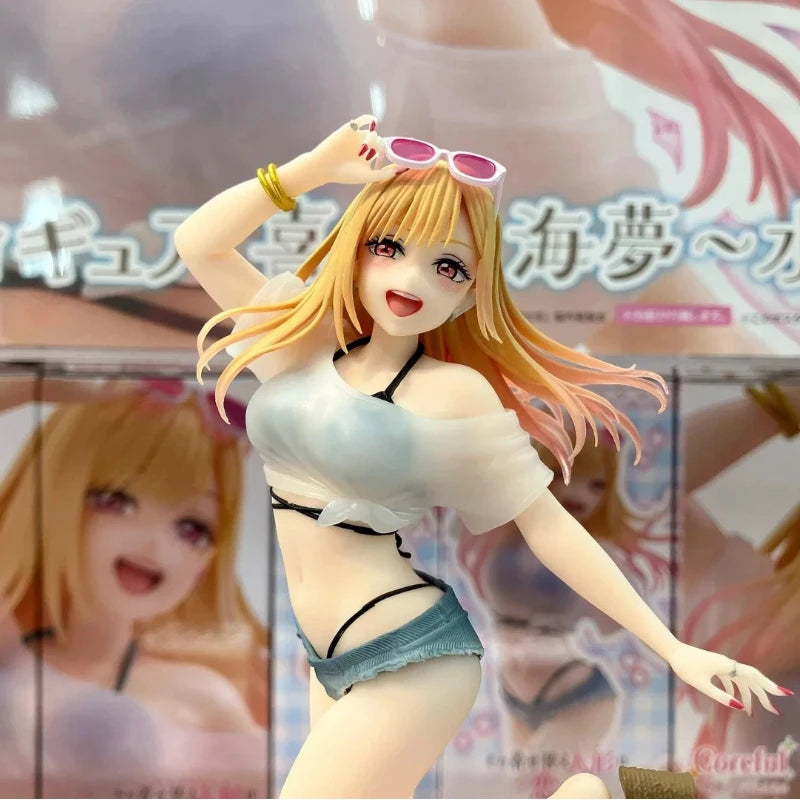 Japanese Version Of Authentic Taito Changes Clothes And Falls In Love Coreful Kitagawa Umume Swimsuit Figure Toy Ornament Gift