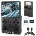 R40s Pro Handheld Retro Gaming Console 3.5-Inch IPS Screen Pocket Game Player 256GB Built-in 30000 Retro Games for Xmas gift