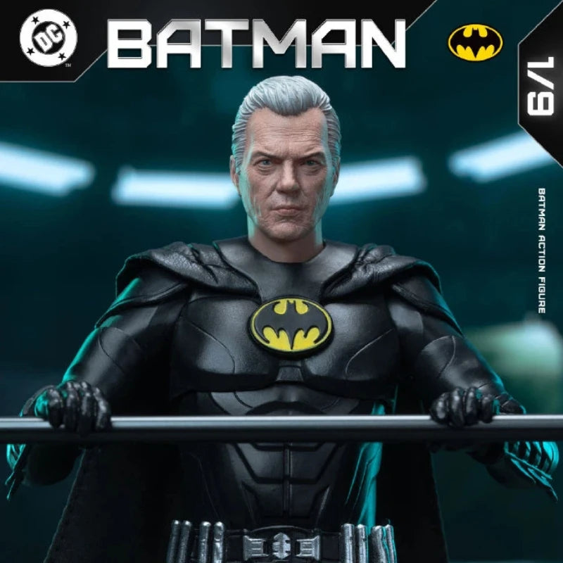 Licensed FondJoy 1/9 Keaton Batman Action Figure DC Collectible Model Toy The Flash Movie Figure With Base Desktop Deco Boy Gift