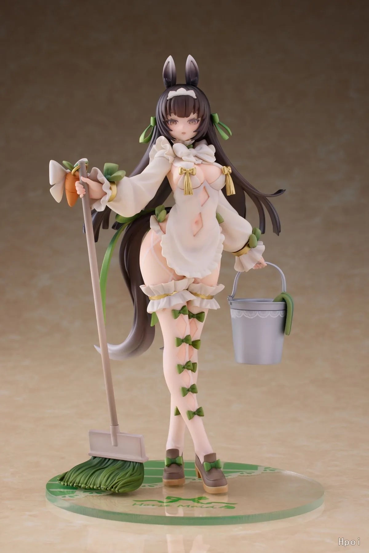 【In Stock】Original AOWOBOX MAGI ARTS HMTI Extra-race Ma Niang Maid Outfit Little Green 1/7 Scale Anime Figure Model Toys