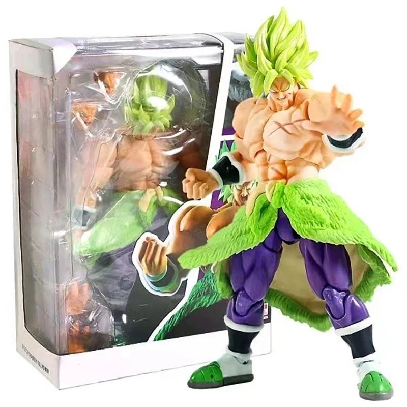 Anime Dragon Ball Super Broly Figure SHF Movable Super Saiyan Action Figure Collection Doll Figurine Toys 22cm Broli Model Toys