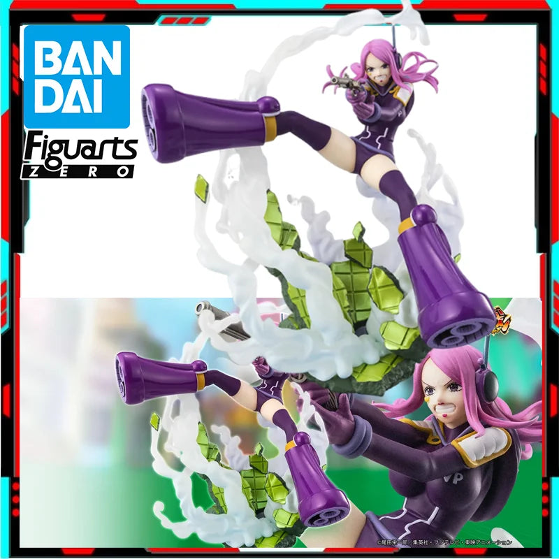 Original Bandai Figuarts ZERO Super Fierce Battle Jewelry Bonney NDE ONE PIECE Action Figure Anime Model Collectible Toys Gift