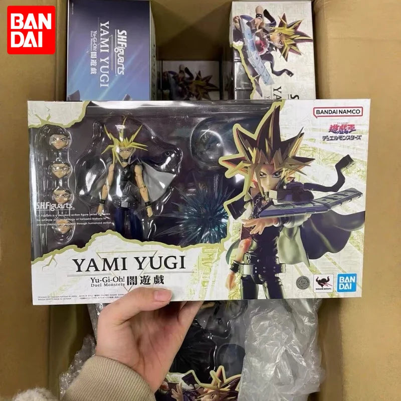 In-Stock Bandai S.H.Figuarts SHF Yami Yugi (Yu-Gi-Oh!) Action Figure Toy Model Gift