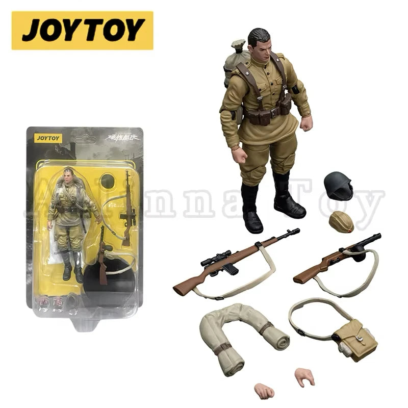 JOYTOY 1/18 3.75 Action Figures Military Armed Force Series Anime Model Gift