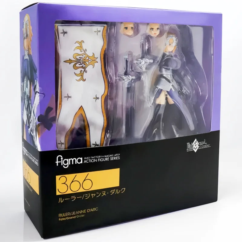 Figma366 Joan of Arc Movable Humanoid Action Figure Fate/Grand Order Ruler Collectible Model Office Figurine Birthday Gift