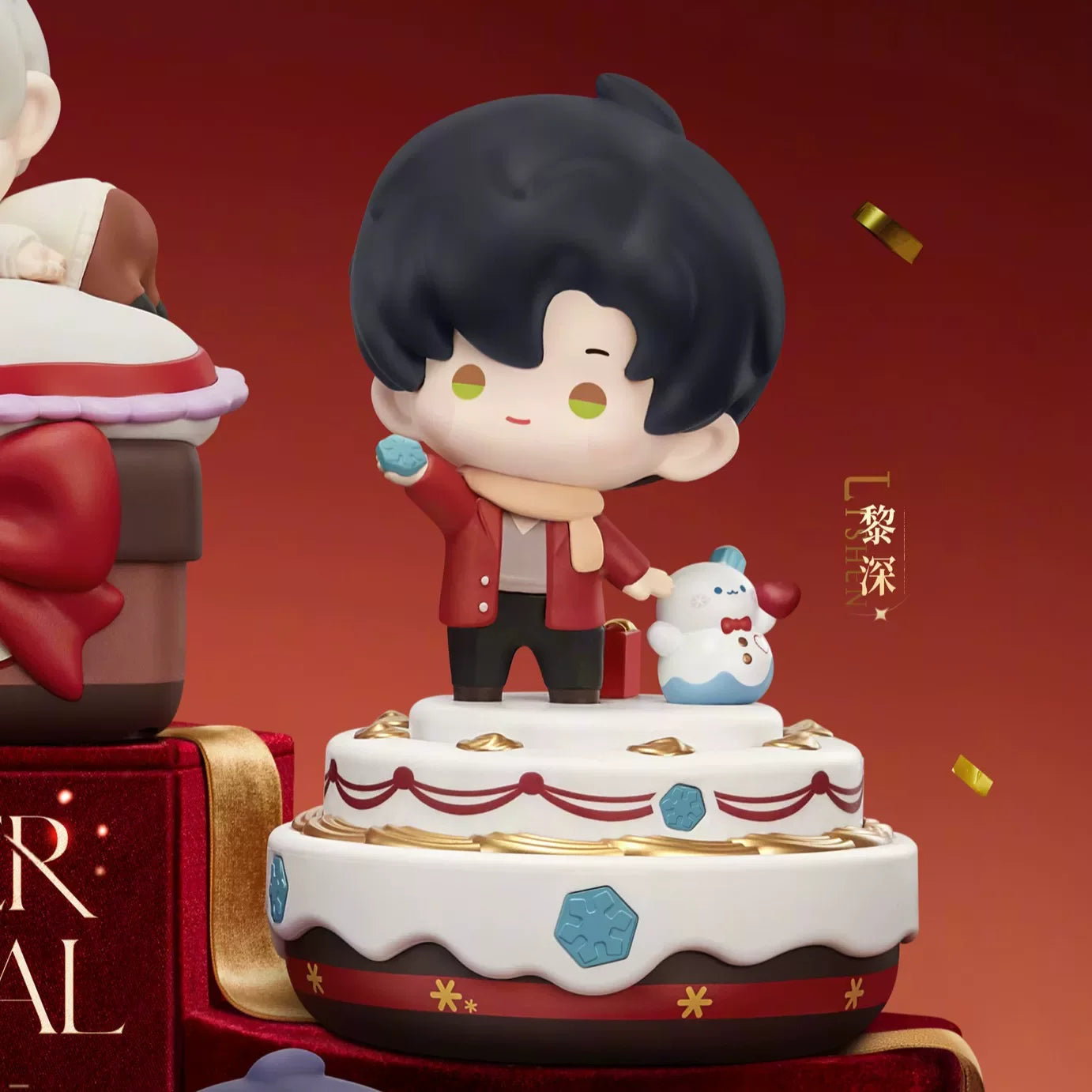 New Genuine Love And Deepspace Xavier Zayne Rafayel Sylus Caleb Q Version Anime Figure Mdoel Desktop Decoration Toy Gifts